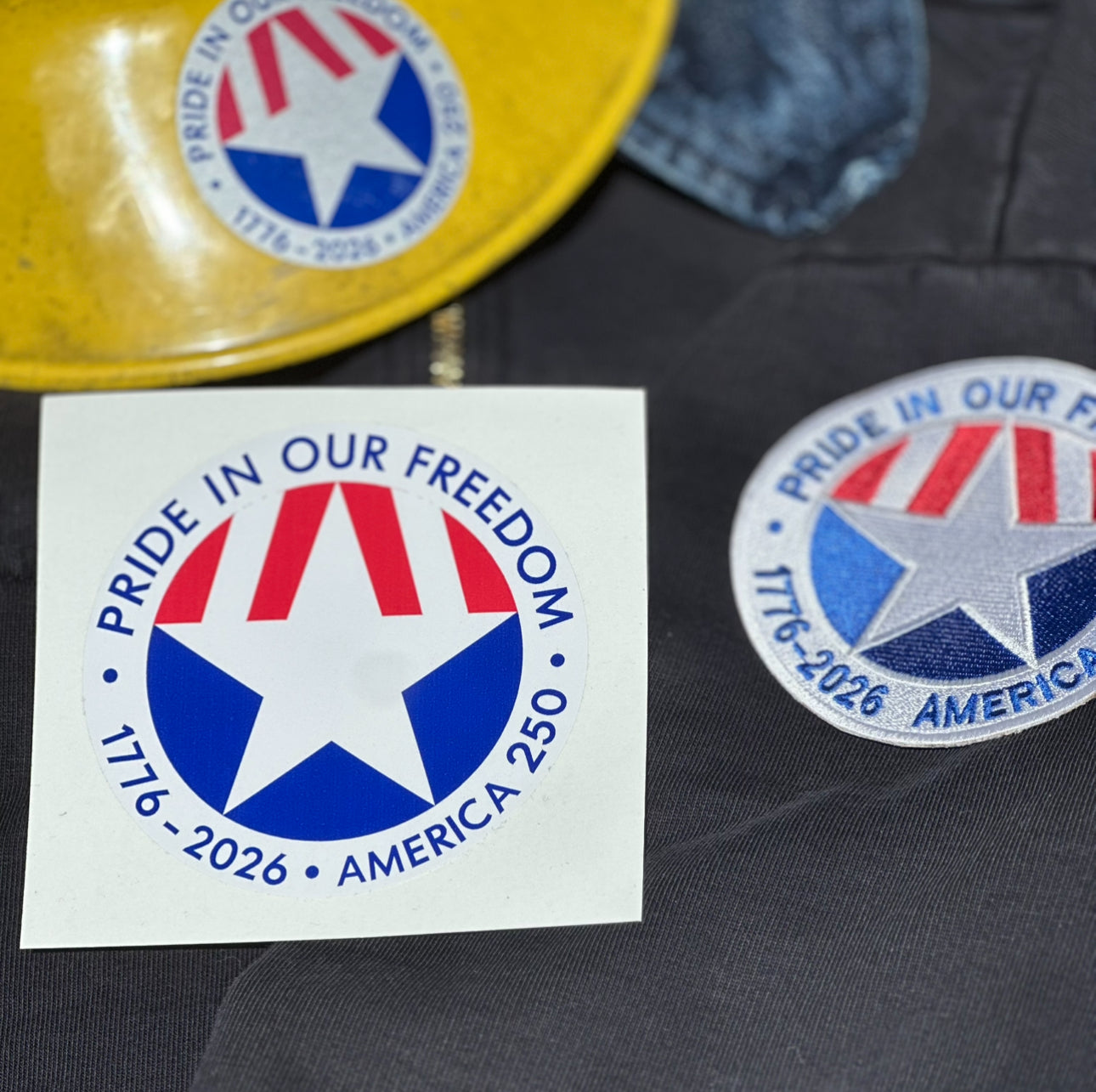 America 250 Patch and Decals Bundle