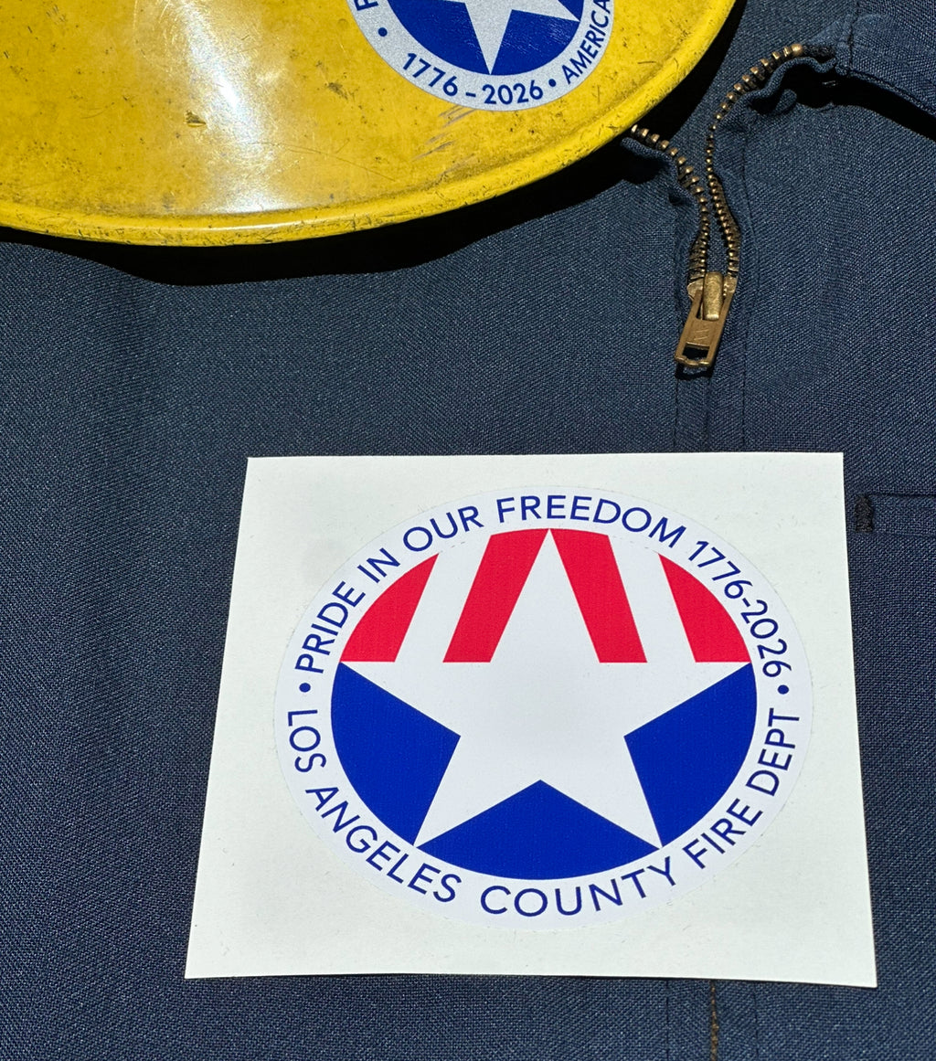 Los Angeles County Fire Department / America 250 Decal